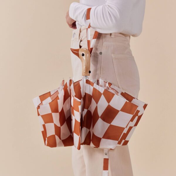 Original Duckhead US - Peanut Butter Checkers Eco-Friendly Umbrella - Image 3