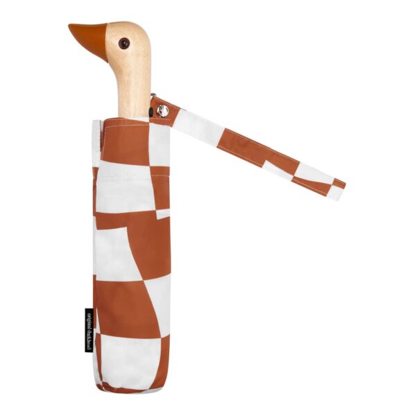 Original Duckhead US - Peanut Butter Checkers Eco-Friendly Umbrella - Image 2
