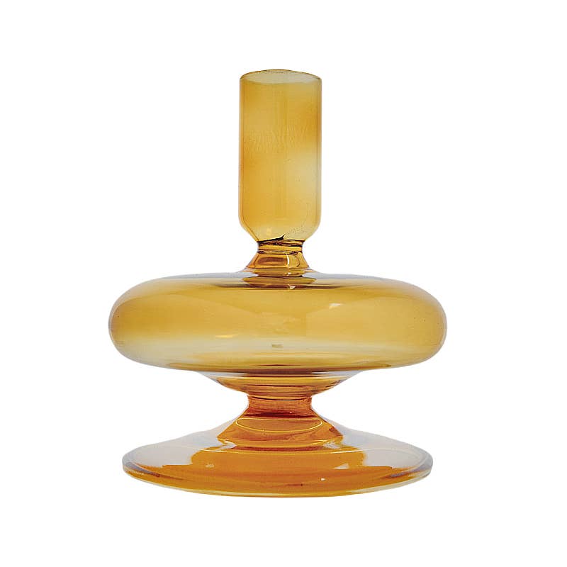 Rosha Living Inc - Wisteria Candleholder Yellow - Image 2
