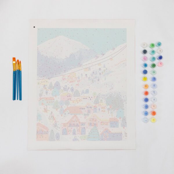 Retro Ski by Hebe Studio Paint by Numbers Deluxe - Image 2
