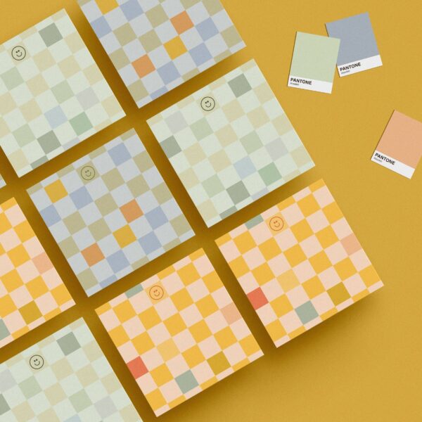 Library Design Co. - Mini Check Pad Pink - Image 4