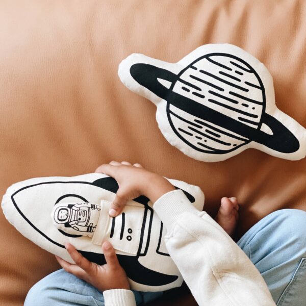Imani + KIDS by Imani Collective - Rocket + Astronaut Canvas Pillow - Image 11