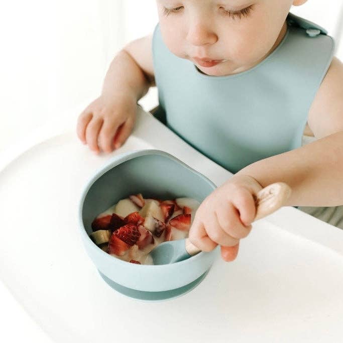 Easy Scoop Suction Bowl: White Marble - Image 15