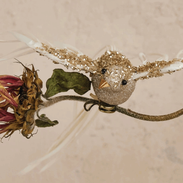 Foam & Feather Bird Clip-on Ornament - Image 2