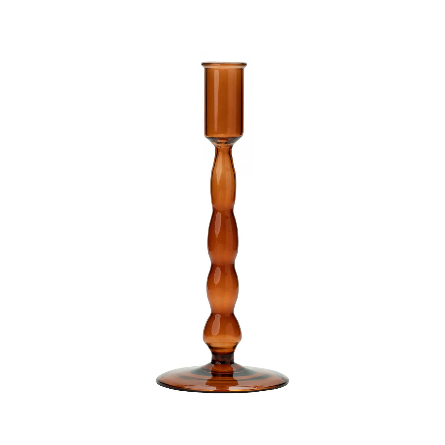 Rosha Living Inc - Carina Candleholder Amber S - Image 2