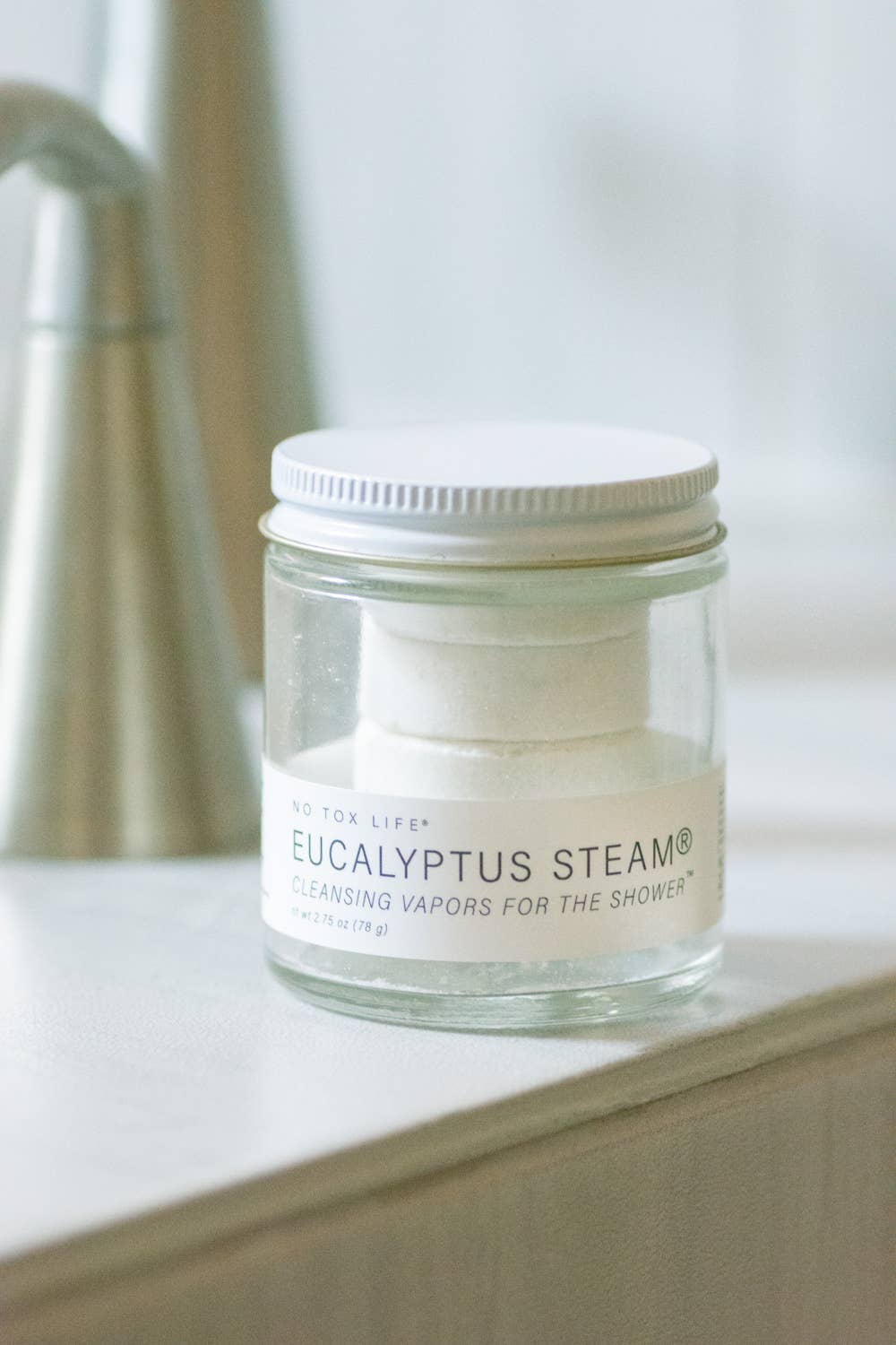 No Tox Life - EUCALYPTUS STEAM® Cleansing Vapors for the Shower™ Mini Jar - Image 2