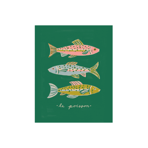 Samantha Johnson Illustration - Le Poisson Art Print - Image 2