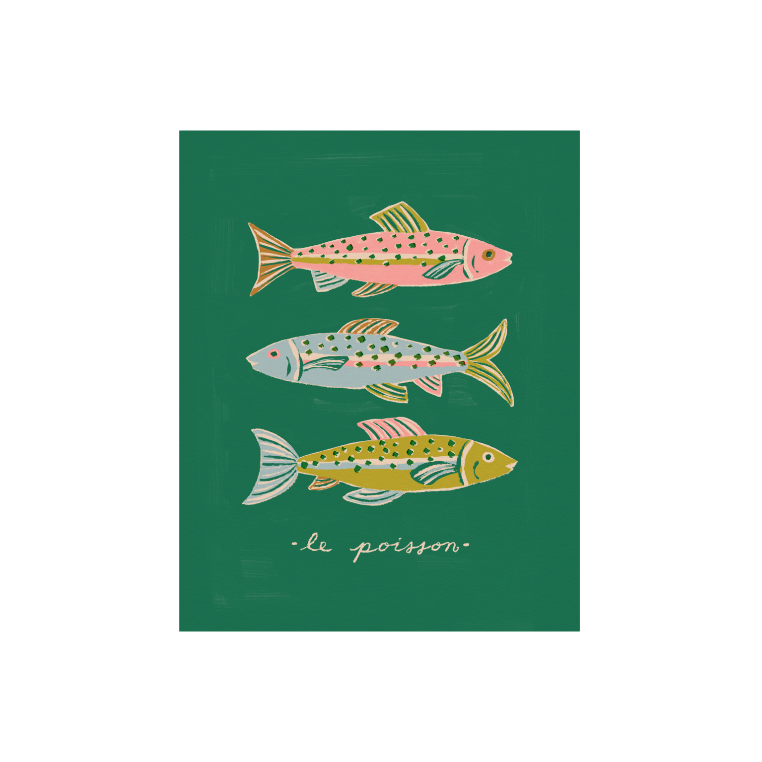 Samantha Johnson Illustration - Le Poisson Art Print - Image 2