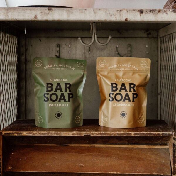 Charcoal Bar Soap - Patchouli - Image 2