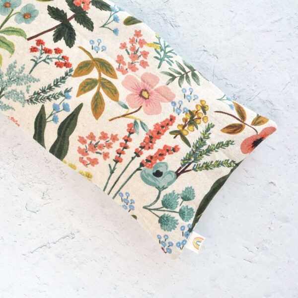 Oversized Eye Pillow in Amalfi Herb Garden Floral Botanical: Lavender - Image 4
