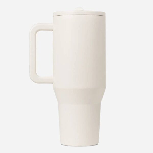 Cream HydroJug 40 oz Traveler Tumbler: Cream - Image 2