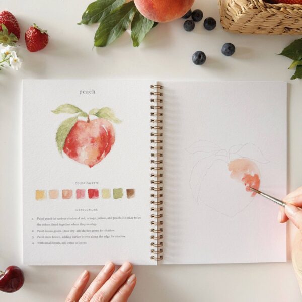 Fruit watercolor workbook - Image 5