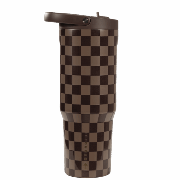 Autumn Checkers HydroJug 32 oz Sport Water Bottle - Image 4