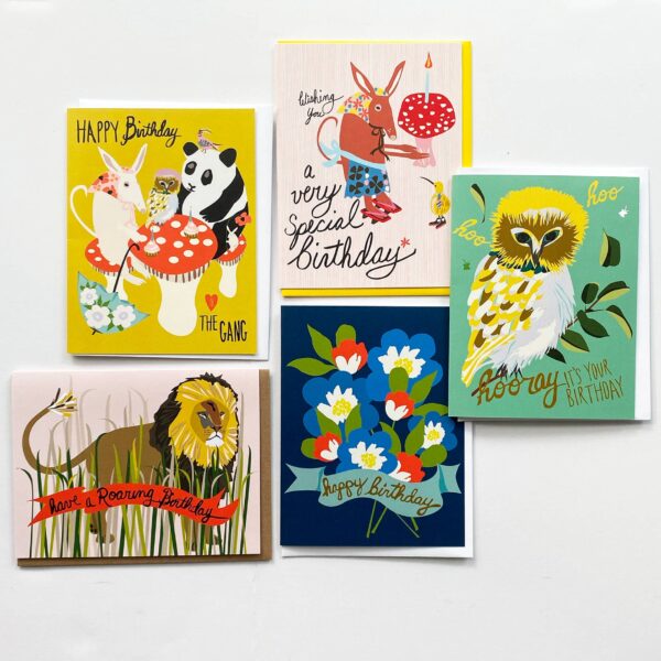 Elizabeth Grubaugh - Mushroom Birthday Party Card - Image 3