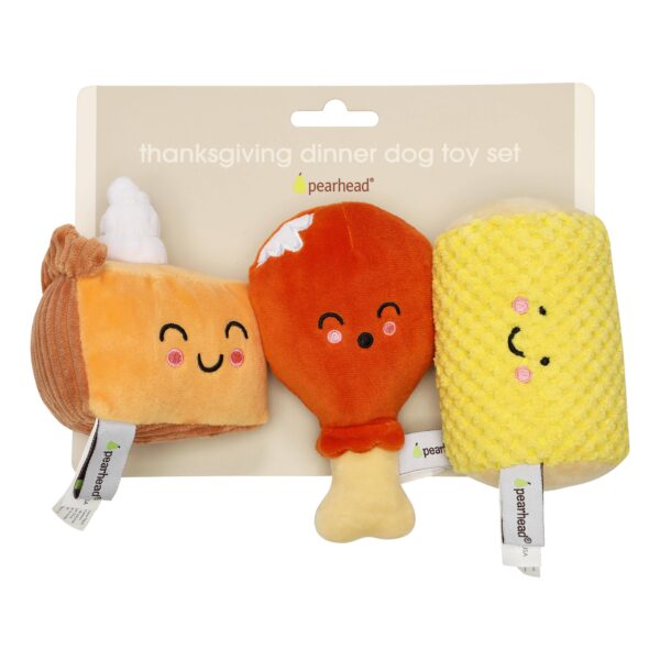 Thanksgiving Dinner Fall Dog Toys, Set of 3 - Image 6