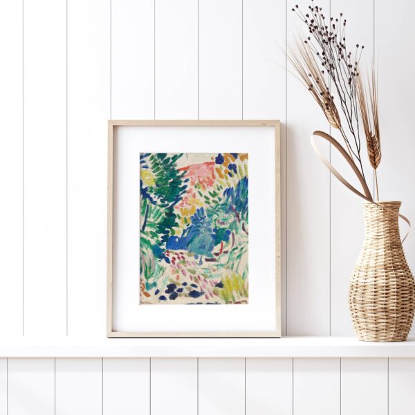 Sugar & Canvas - Matisse Landscape at Collioure Painting Wall Art Print M137 - Image 4