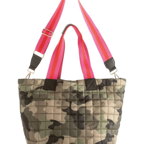 EZRA TRAVEL TOTE: Magenta - Image 2