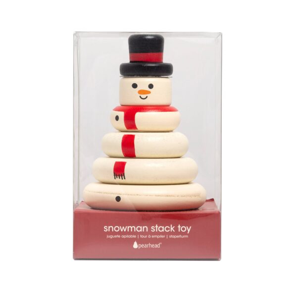 Pearhead - Wooden Snowman Stocking Holiday Toy Set - Image 10