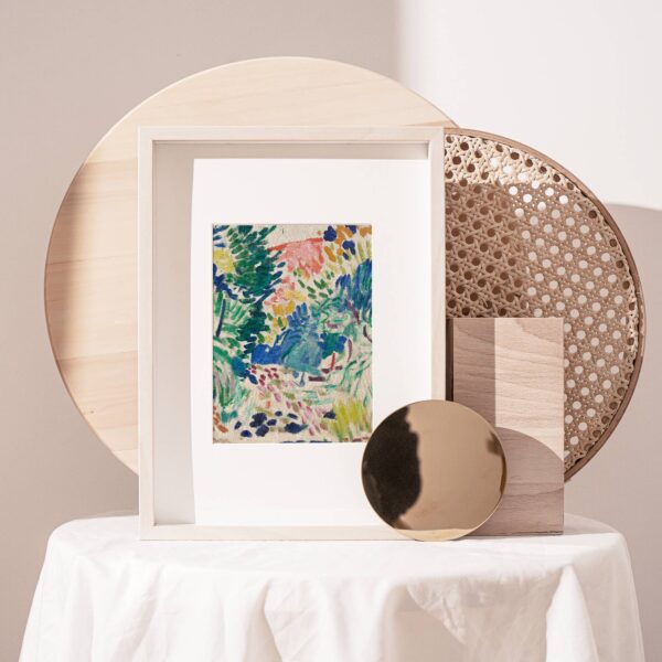 Sugar & Canvas - Matisse Landscape at Collioure Painting Wall Art Print M137 - Image 8