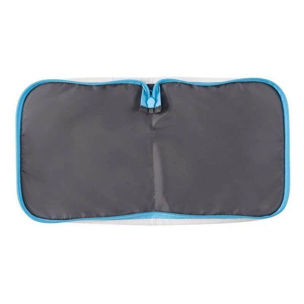 Fluf - Snack Mat - 'Snack' Blue with Yellow Zip - Image 3