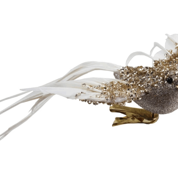 Foam & Feather Bird Clip-on Ornament