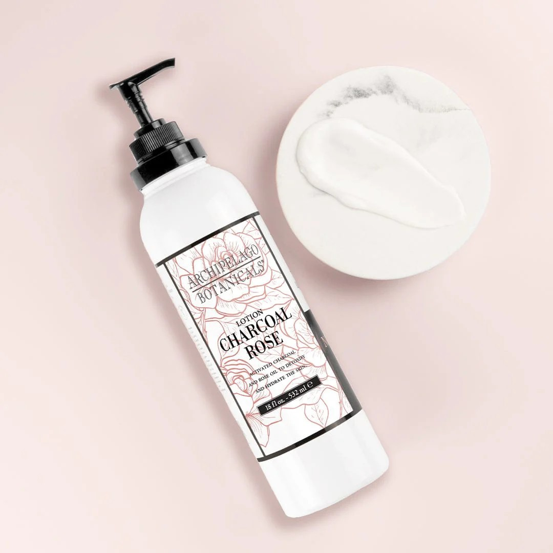 Charcoal Rose Body Lotion 18oz