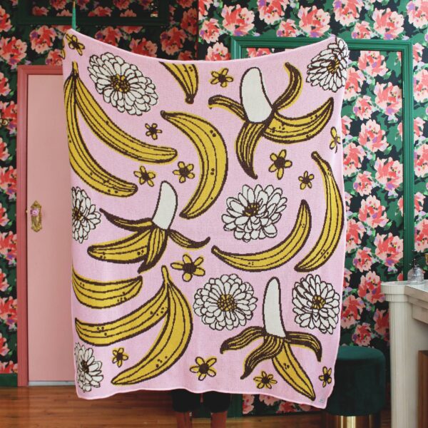 Calhoun & Co. - Banana Jam Knit Blanket - Image 3