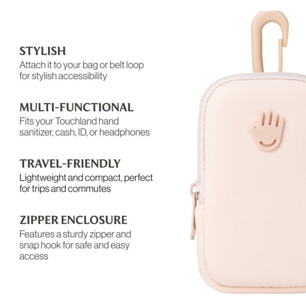 Blush Pink Touchette Pouch - Image 4