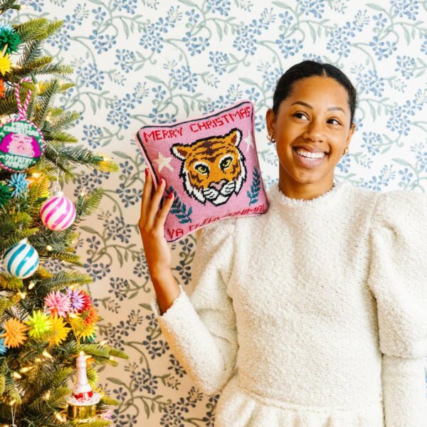 Filthy Animal Needlepoint Pillow - Image 5