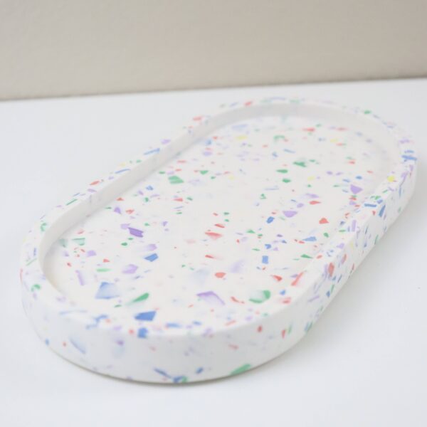 Oval Jewelry tray Terrazzo - Image 9