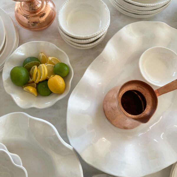 Relish - Large wavy one of a kind serving bowl 100% melamine BPA free - Image 3