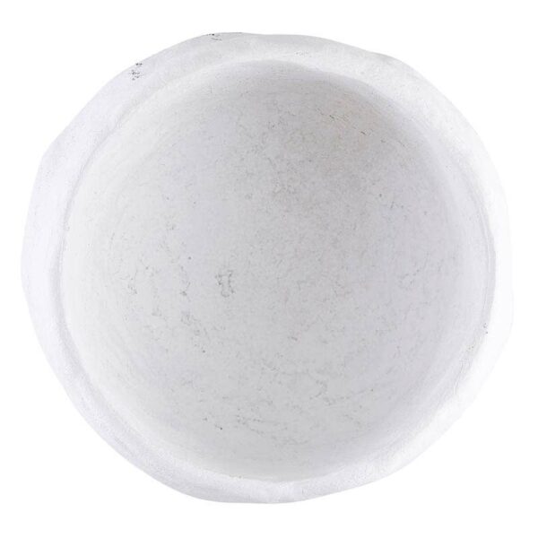 Paper Mache Bowl - White - Image 2