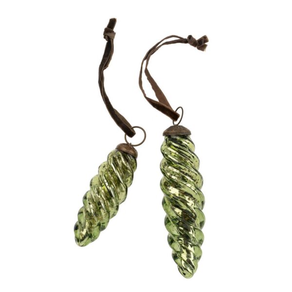 Icicle Ornament L, Jade - Image 2