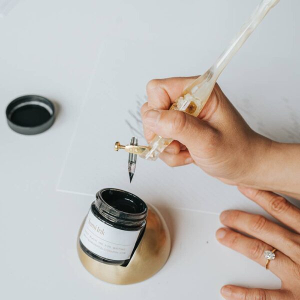 Modern Calligraphy Tilted Inkwell - Image 2
