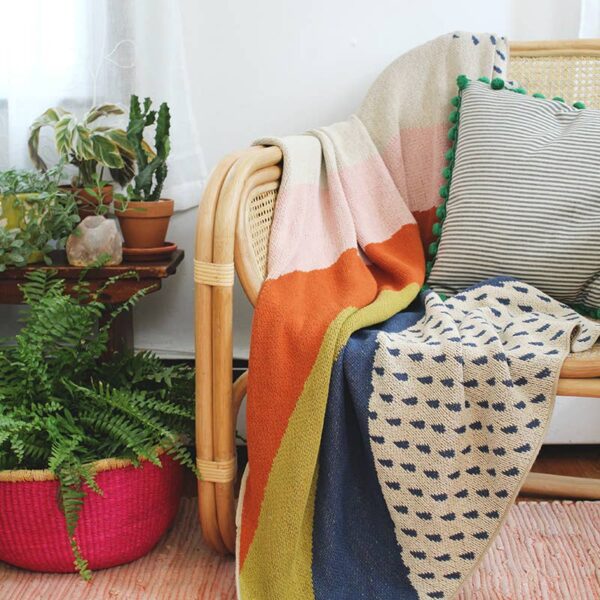 Calhoun & Co. - Rainbow Throw Blanket - Image 3