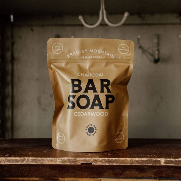 Charcoal Bar Soap - Cedarwood - Image 2