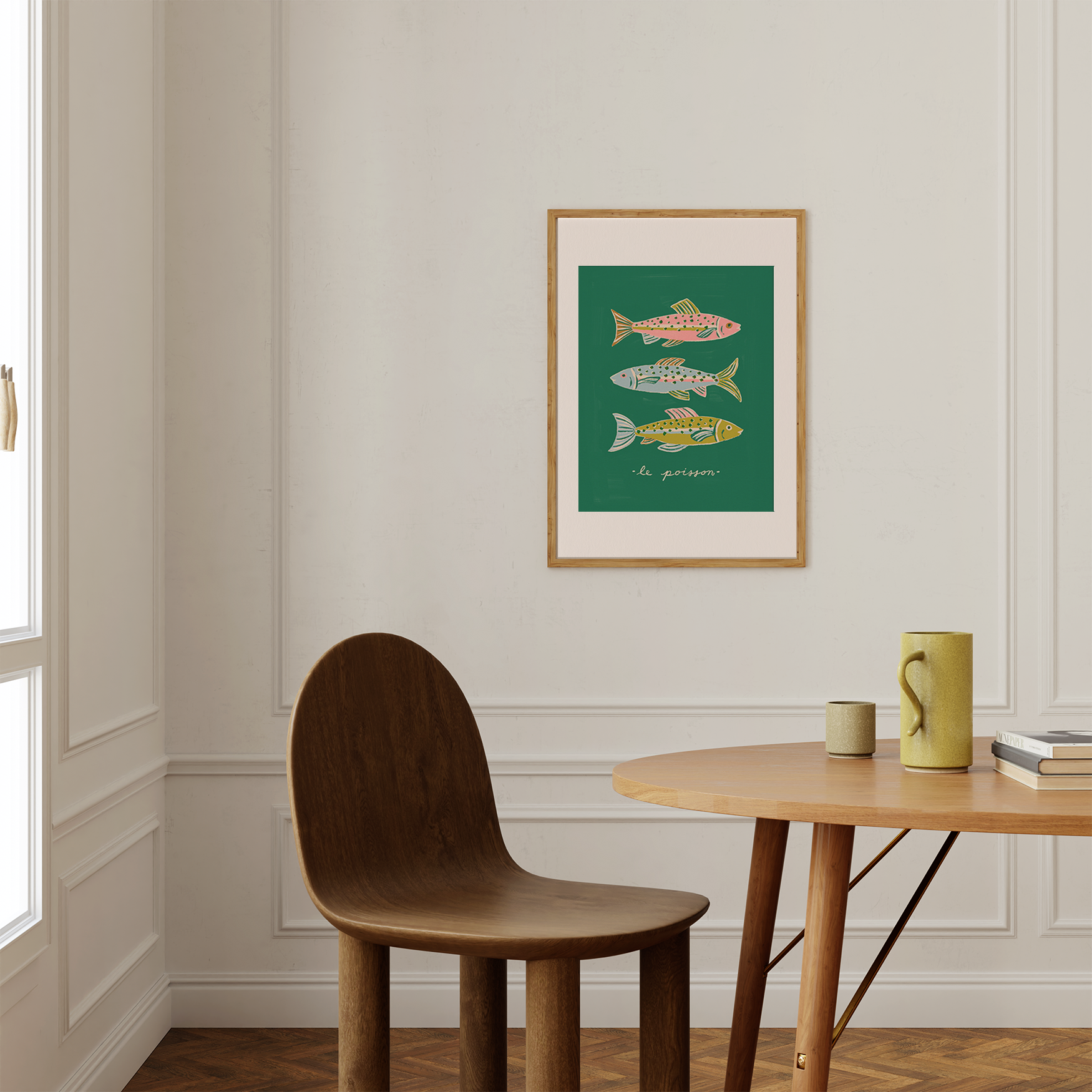 Samantha Johnson Illustration - Le Poisson Art Print - Image 3