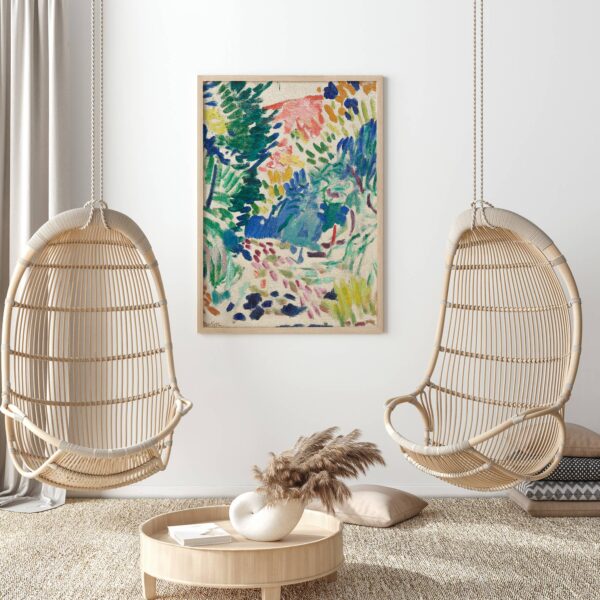 Sugar & Canvas - Matisse Landscape at Collioure Painting Wall Art Print M137 - Image 7