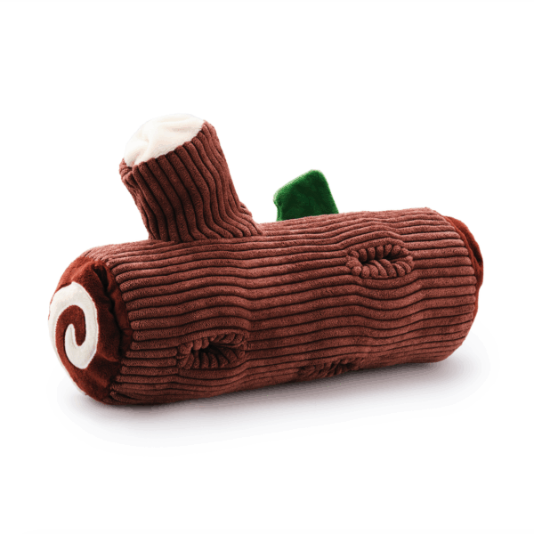 Yule Log Interactive Snuffle Holiday Dog Toy - Image 2