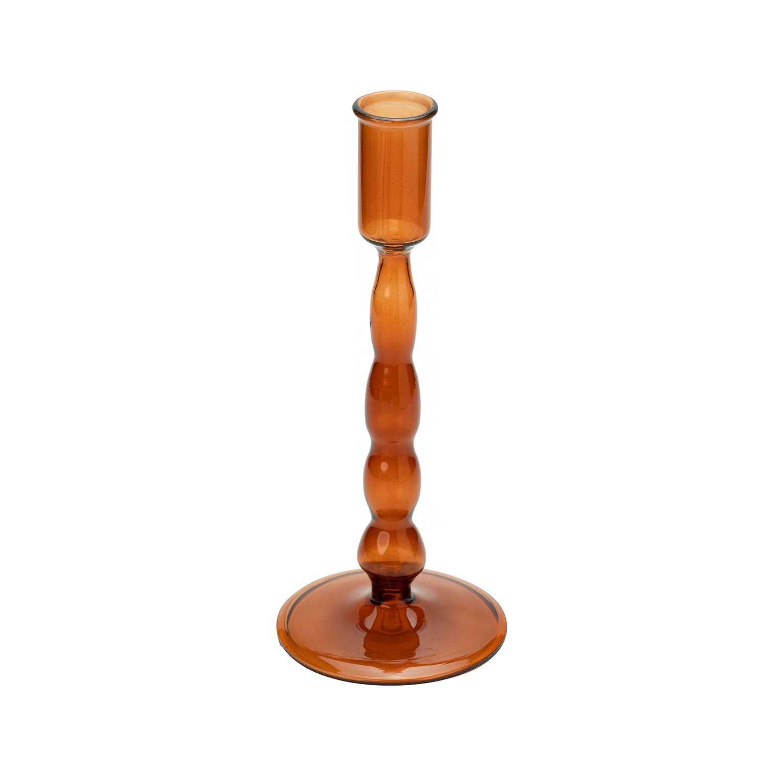 Rosha Living Inc - Carina Candleholder Amber S - Image 3