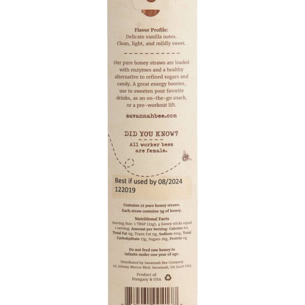 Honey Straw 12 Pack - Image 2