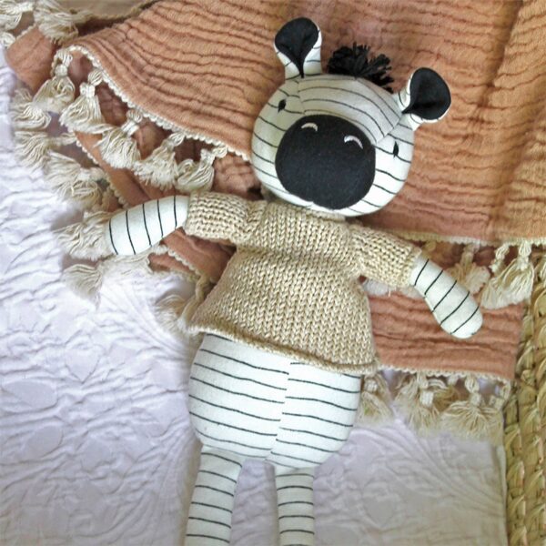 Crane Baby - Zulu Zebra Plush Toy - Image 4