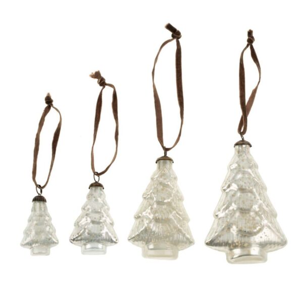 Glass Christmas Tree Ornament L - Image 2