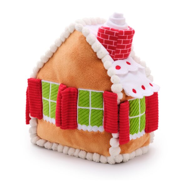 Gingerbread House Interactive Snuffle Holiday Dog Toy - Image 2