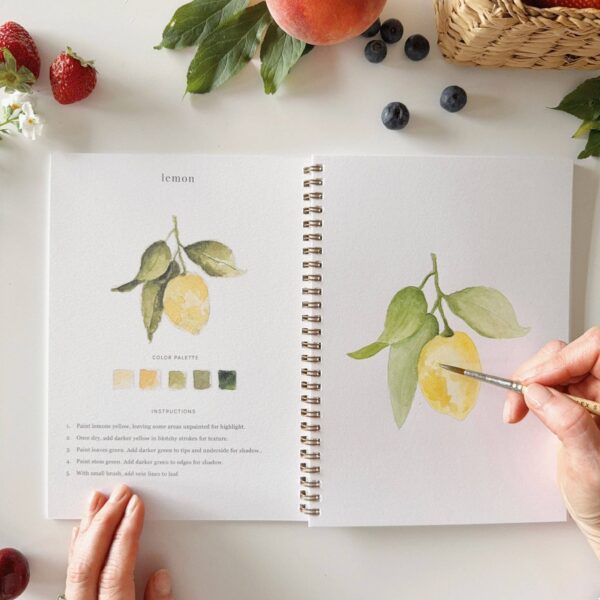 Fruit watercolor workbook - Image 6