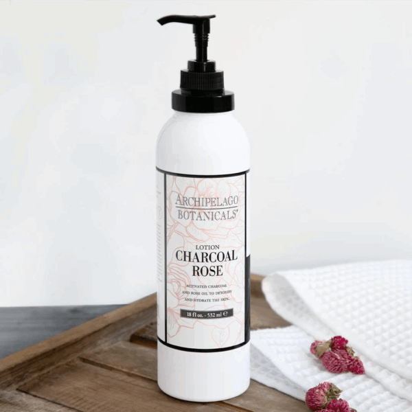 Charcoal Rose Body Lotion 18oz - Image 2