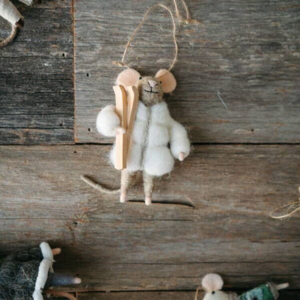 Montcler Mouse Holiday Ornament - Image 2