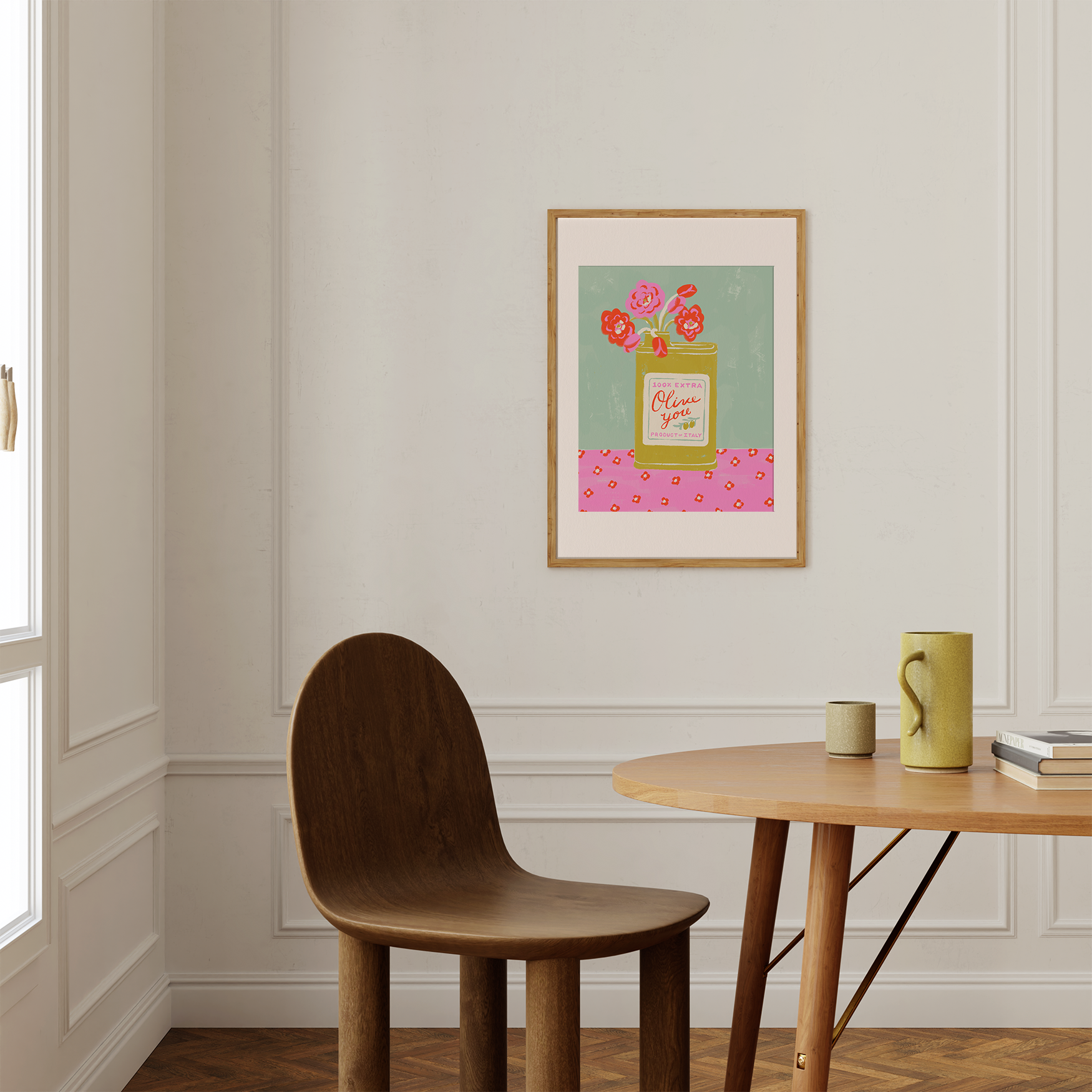 Samantha Johnson Illustration - Olive You Art Print - Image 3