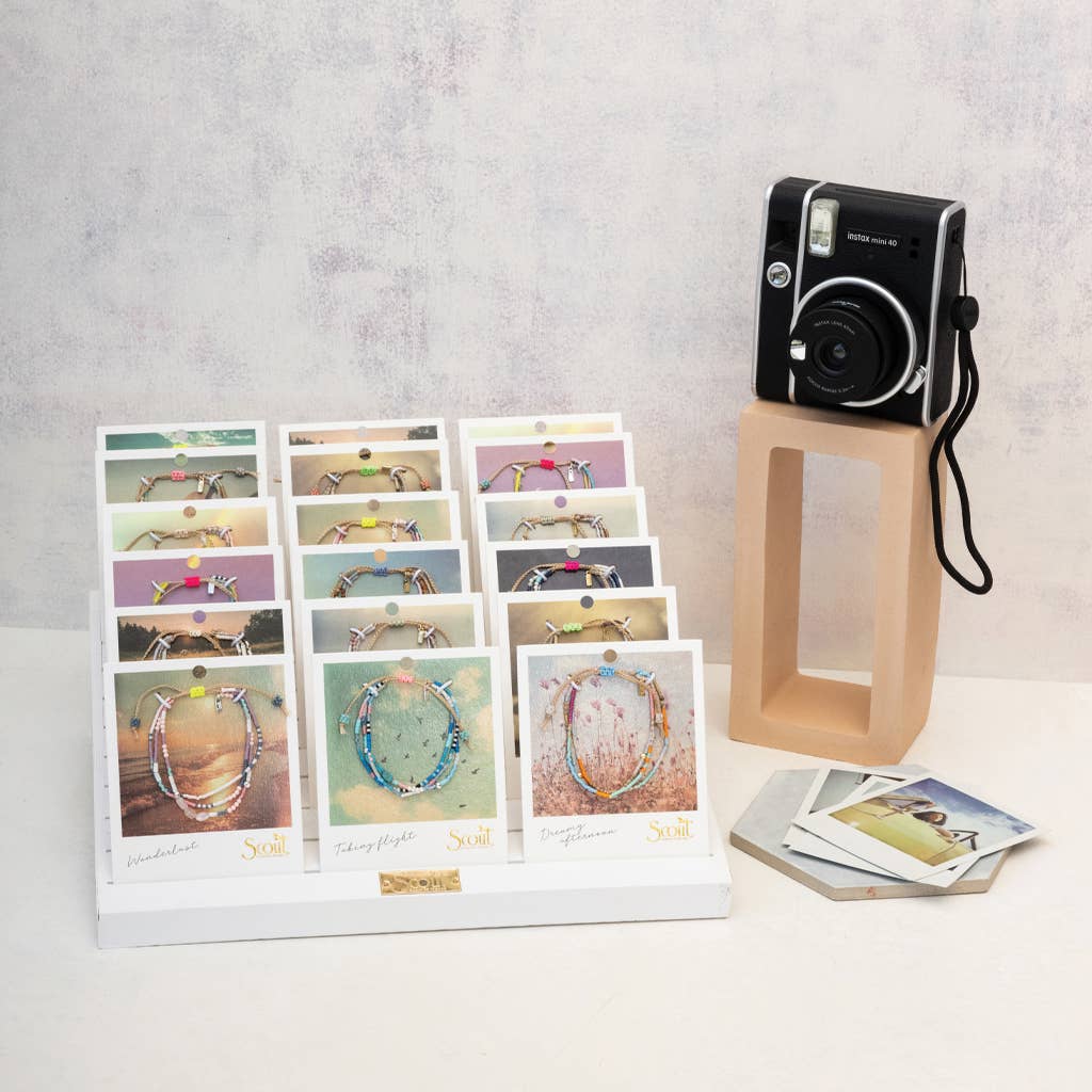 Mixed Media Bracelet - Magic/Labradorite/Gold - Image 8