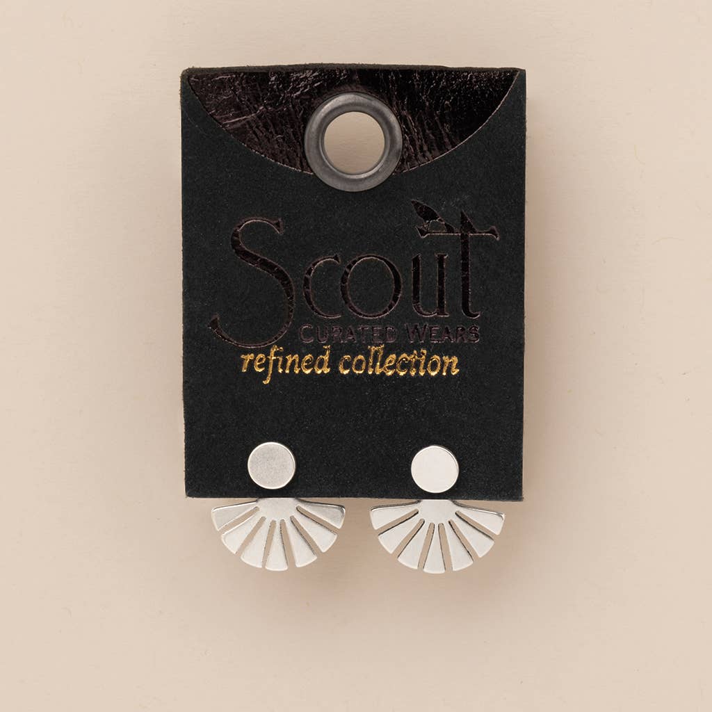 Refined Earring Collection - Sunburst Ear Jacket/Sterling S - Image 2